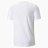 Мужская футболка BMW M Motorsport Essentials Logo T-shirt, white, men, артикул 80145A21698