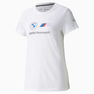 Женская футболка BMW M Motorsport Essentials Logo T-shirt, White, Women
