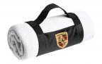 Флисовый плед Porsche Crest Fleece Blanket, White