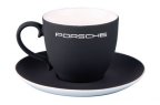 Чайная пара Porsche Cup and Saucer, 250ml, Black/White