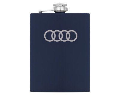 Фляжка Audi Flask, Stainless Steel, Soft-touch Coating, Dark Blue