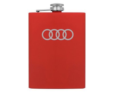Фляжка Audi Flask, Stainless Steel, Soft-touch Coating, Red