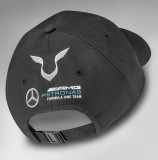 Детская бейсболка Mercedes F1 Kids Cap Lewis Hamilton, Edition 2022, Black, артикул B67997056