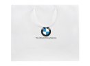 Бумажный подарочный пакет BMW, белый, размер L: 42 х 34,5 х 15 см.