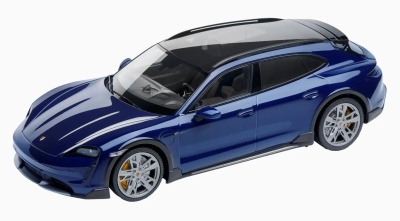 Масштабная модель Porsche Taycan Turbo S Cross Turismo, Scale 1:18, Gentian Blue Metallic