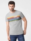 Мужская футболка Porsche Men's T-shirt RS 2.7, Grey, артикул WAP9510XS0NRS2