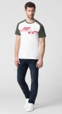 Мужская футболка Porsche Men's T-shirt RS 2.7, White/Green/Red, артикул WAP9500XS0NRS2