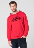 Мужская толстовка Porsche Men's Hoodie Essential, Red, артикул WAP7220XS0NPOR