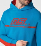 Мужская толстовка Porsche Men's Hoodie RS 2.7, Blue/Red, артикул WAP9550XS0NRS2