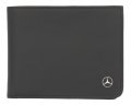 Кожаный кошелек Mercedes-Benz Leather Wallet, RFID protection, Black