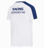 Мужская футболка Porsche Men's T-shirt – Racing Collection, White, артикул WAP4500XS0NRTM