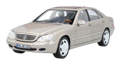 Модель автомобиля Mercedes-Benz S 600 Long V220 (2000-2005), 1:18 Scale, Cubanite Silver