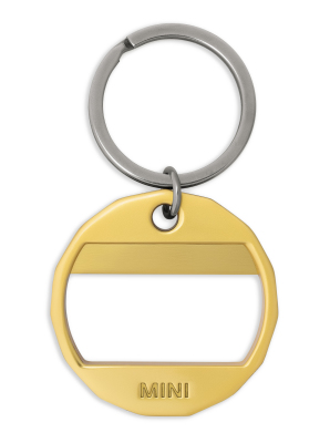 Брелок-открывалка для бутылок MINI Colored Bottle Opener Keyring, Energetic Yellow