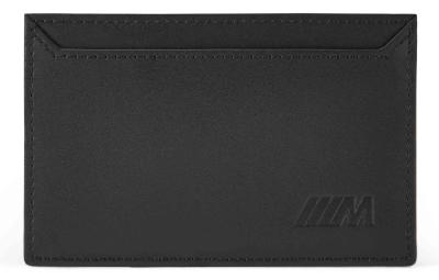 Кожаный футляр для кредитных карт BMW M Card Case, Black, NM 2023