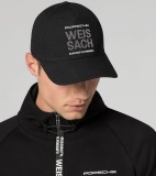 Бейсболка Porsche unisex Weissach cap – Essential, Black, артикул WAP6700010PESS