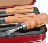 Оригинальный набор отверток Porsche Classic five-piece wooden-handle screwdriver, артикул PCG19100200