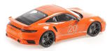 Модель автомобиля Porsche 911 (992) Turbo S Coupe Sport Design, 1:18, Orange, артикул FT99155069171