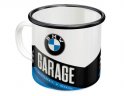 Стальная эмалированная кружка BMW Garage Enamel Mug, Nostalgic Art, 360ml