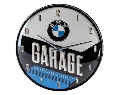 Настенные часы BMW Garage Retro Wall Clock, Nostalgic Art
