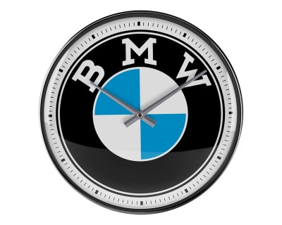 Настенные часы BMW Retro Logo Wall Clock, Nostalgic Art