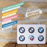 Металлическая коробка BMW Logo History Storage Container Flat, Nostalgic Art, артикул NA30756
