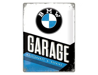 Металлическая пластина BMW Garage Tin Sign, 30x40, Nostalgic Art