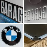 Металлическая пластина BMW Garage Tin Sign, 15x20, Nostalgic Art, артикул NA26212