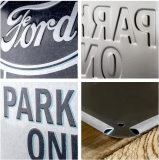 Металлическая пластина Ford Parking Only Tin Sign, 30x40, Nostalgic Art, артикул NA23339