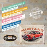 Металлическая пластина Ford Mustang American Classic Tin Sign, 30x40, Nostalgic Art, артикул NA23298
