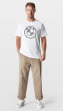 Мужская футболка BMW Stripe Dot T-shirt, Men, White, артикул 80142864128