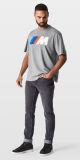 Футболка унисекс BMW M Contrast Oversized T-shirt, Unisex, Mid Drey, артикул 80142864096