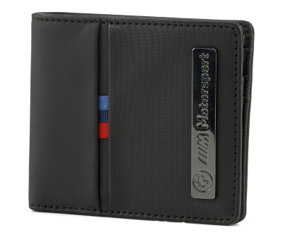 Кошелек BMW M Motorsport Wallet, Black, DNA