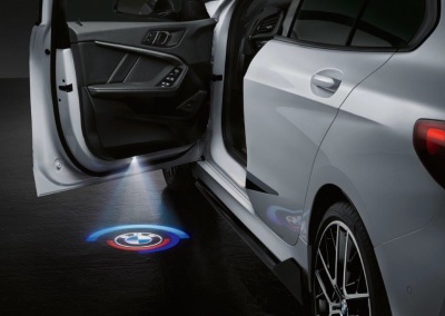 Светодиодный дверной проектор BMW M Aniversary LED Door Projector, 50 mm.
