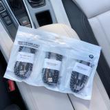 Набор кабелей BMW Motorrad USB Charging Adapter Cable Kit - Lightning / Micro-USB / USB-C, артикул 61125A66193