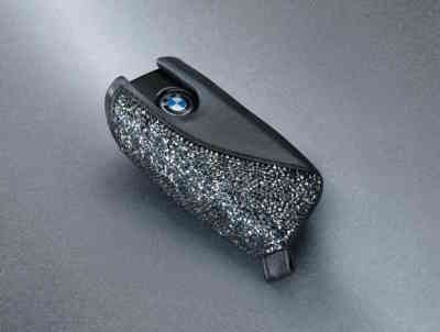 Оригинальный футляр для ключей BMW Key Case, Crystal Swarovski Clarity, Black