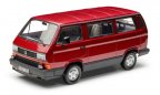 Модель автомобиля Volkswagen T3 Multivan, Scale 1:18, Red