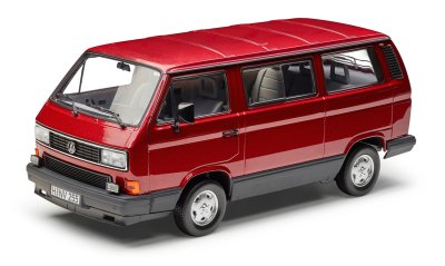 Модель автомобиля Volkswagen T3 Multivan, Scale 1:18, Red