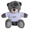Плюшевый мишка Audi Plush Toy Teddy Bear, Grey/White