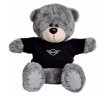 Плюшевый медведь MINI Plush Toy Bear, Grey/Black