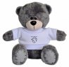 Мягкая игрушка медвежонок Peugeot Plush Toy Teddy Bear, Grey/White