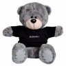 Мягкая игрушка медвежонок Subaru Plush Toy Teddy Bear, Grey/Black