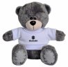 Плюшевый мишка Suzuki Plush Toy Teddy Bear, Grey/White