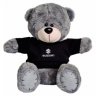 Плюшевый мишка Suzuki Plush Toy Teddy Bear, Grey/Black