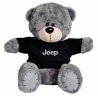 Плюшевый мишка Jeep Plush Toy Teddy Bear, Grey/Black