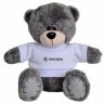 Плюшевый мишка Skoda Plush Toy Teddy Bear, Grey/White