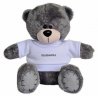 Мягкая игрушка медвежонок Subaru Plush Toy Teddy Bear, Grey/White