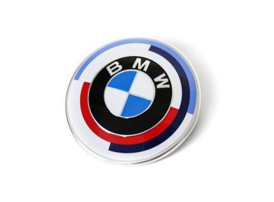 Юбилейная эмблема на крышку багажника BMW Emblem 50 years of BMW M, V6