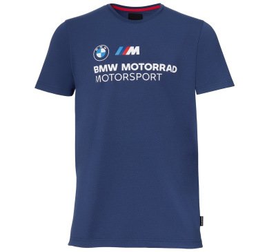 Мужская футболка BMW Motorrad T-Shirt M Motorsport, Men, Dark Blue