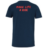 Мужская футболка BMW Motorrad T-Shirt, Men, Make Life a Ride, Dark Blue, артикул 76618536452