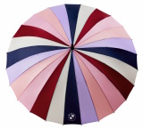 Большой цветной зонт-трость BMW Stick Umbrella, Multicolour, артикул FKMCUBW